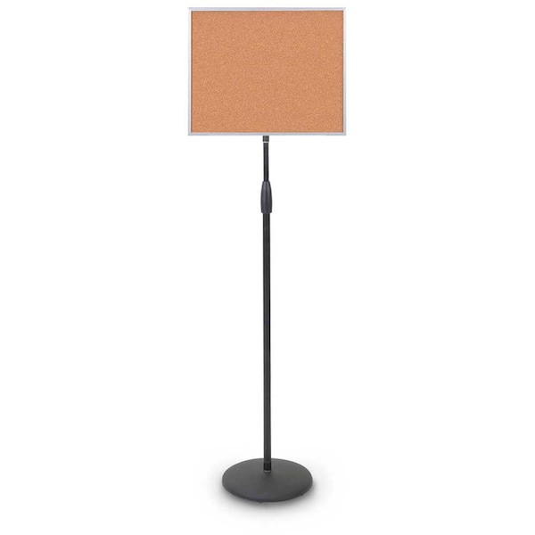 Corkboard, Fabrc, Brnz/Cobcc, 3 Door, 72x48"
